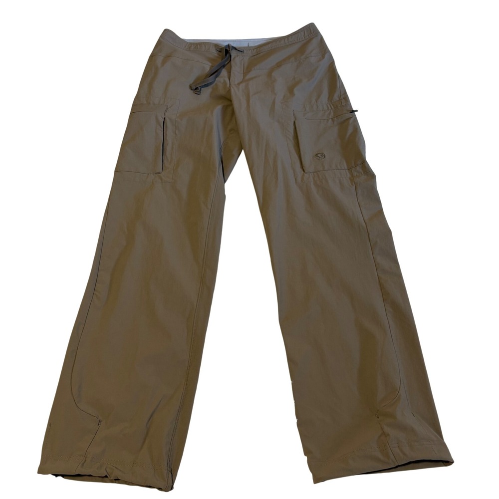 Mountain Hardwear Cargo Pants Womens 8 Brown Hiking Trekking Stretch OL3409